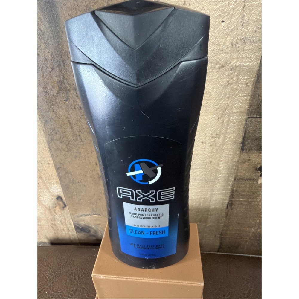 Axe Anarchy Dark Pomegranate & Sandlewood Retired 1 New 16 oz Bottle Body Wash